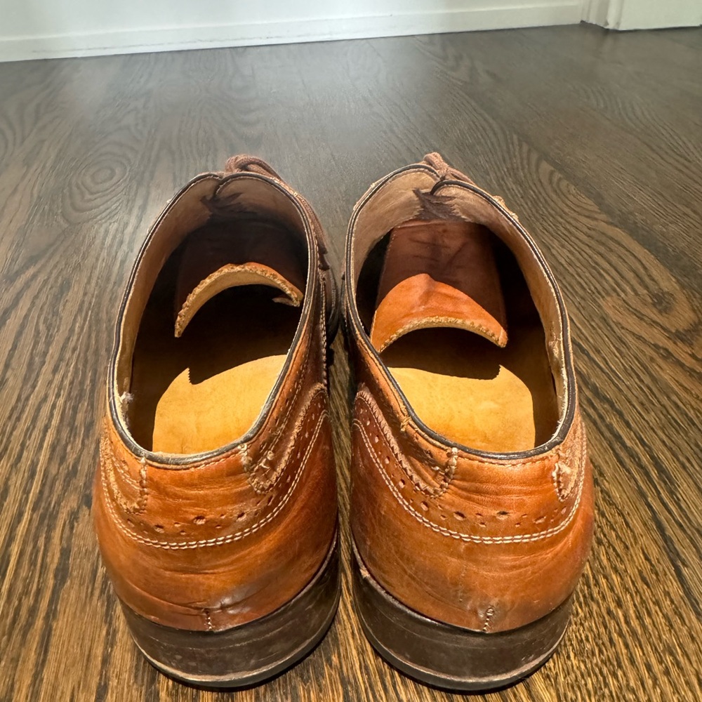 Men’s leather oxfords. Size 10. - Picture 4 of 4